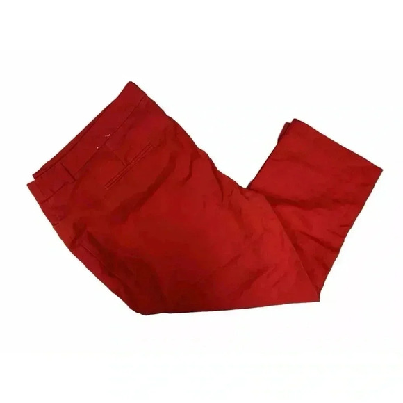 Women’s Dalia Red Ankle Pants Size 16 - Picture 1 of 6